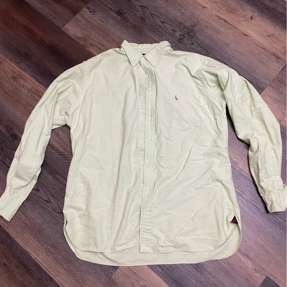 Ralph Lauren Men's Light green button up